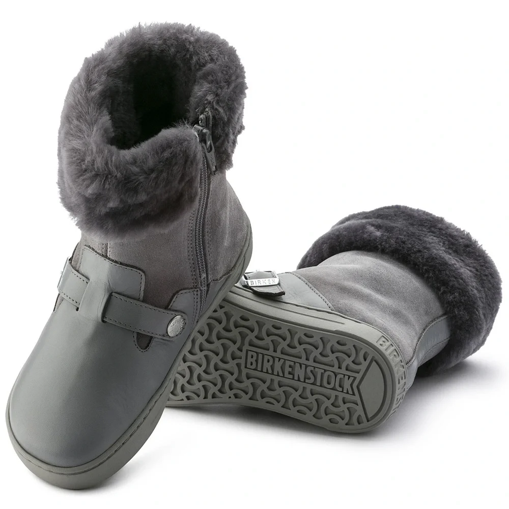 NEW!! Girls Birkenstock Stirling Boot Grey/Silver Size 11US/29EU